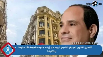 تفعيل قانون الإيجار القديم اليوم مع زيادة جديدة قدرها 250 جنيهاً.. ماذا ينتظرك؟